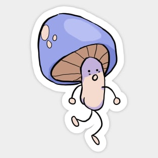 Silly Mushroom Guy Sticker